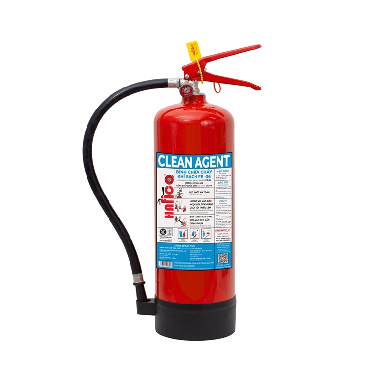 Bình chữa cháy chất sạch Hafico FM200 4kg