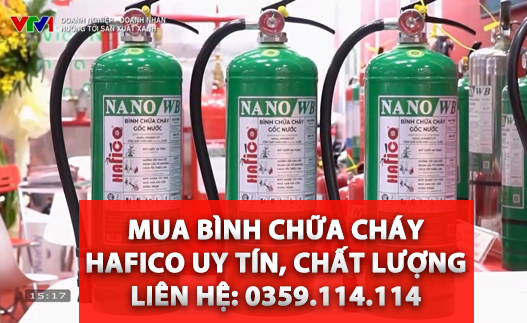 bình chữa cháy hafico uy tín, chất lượng