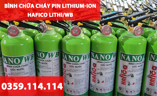 Bình chữa cháy gốc nước NANO/WB