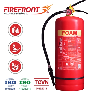 Bình chữa cháy bọt foam 6L Hafico