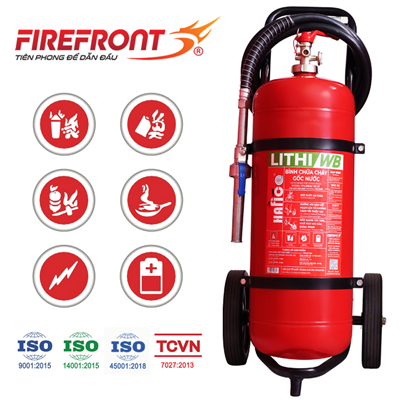 Bình chữa cháy pin lithium-ion 25L Hafico LITHI/WB