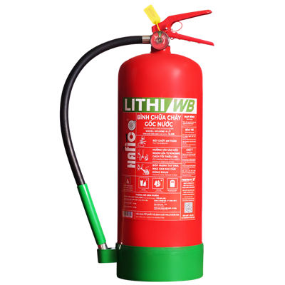 Bình chữa cháy pin lithium-ion 6L Hafico LITHI/WB