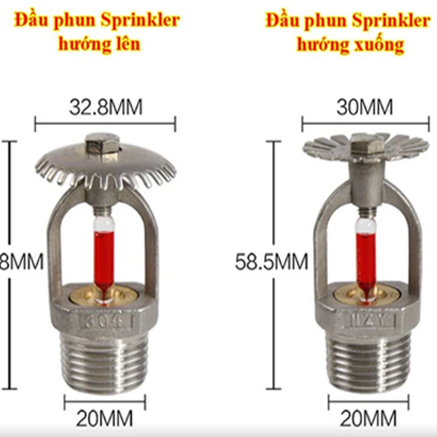 Đầu Phun Sprinkler Chữa Cháy DN15 1/2